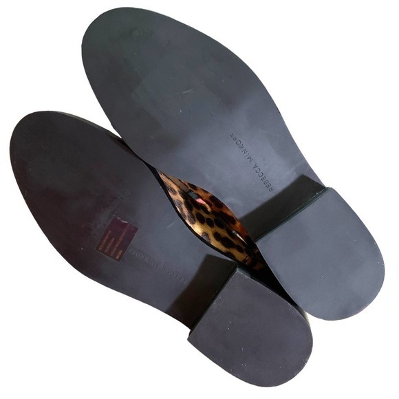 Rebecca Minkoff Leopard Print Sabeen Genuine Calf Hair Chelsea Boot NEW Size 7.5 - Picture 12 of 15